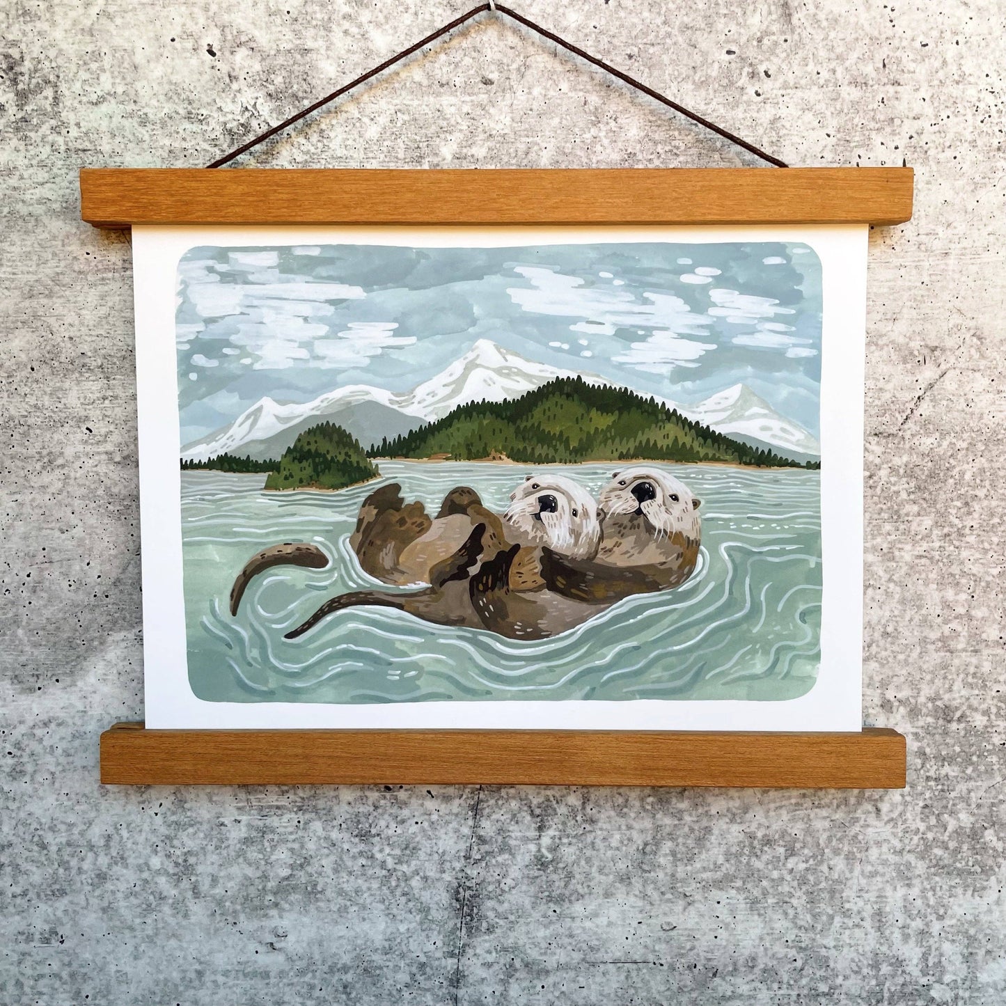 Island Otters Print