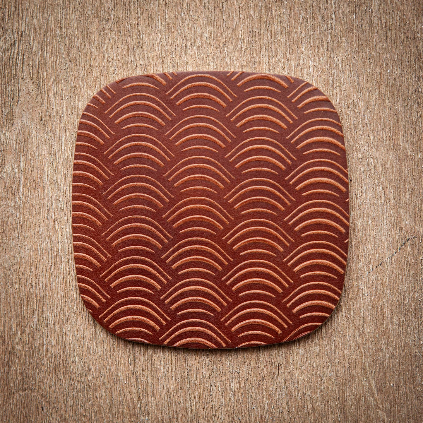 Artisan Leather Coaster | Design 03