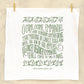 O Come, O Come Emmanuel Christmas Tea Towel