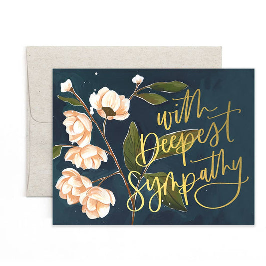 Deepest Sympathy Navy