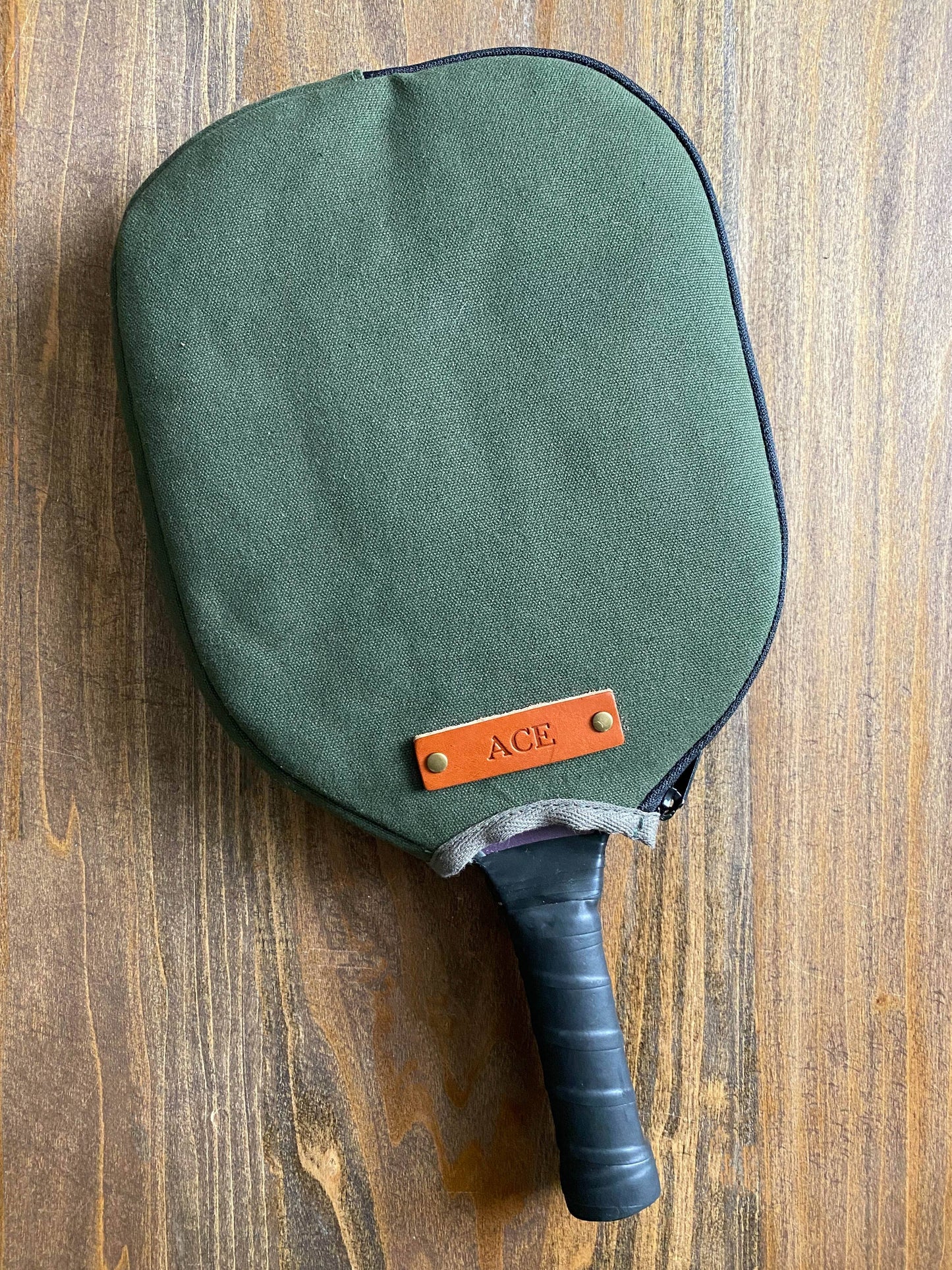 Canvas Pickleball Paddle Cover