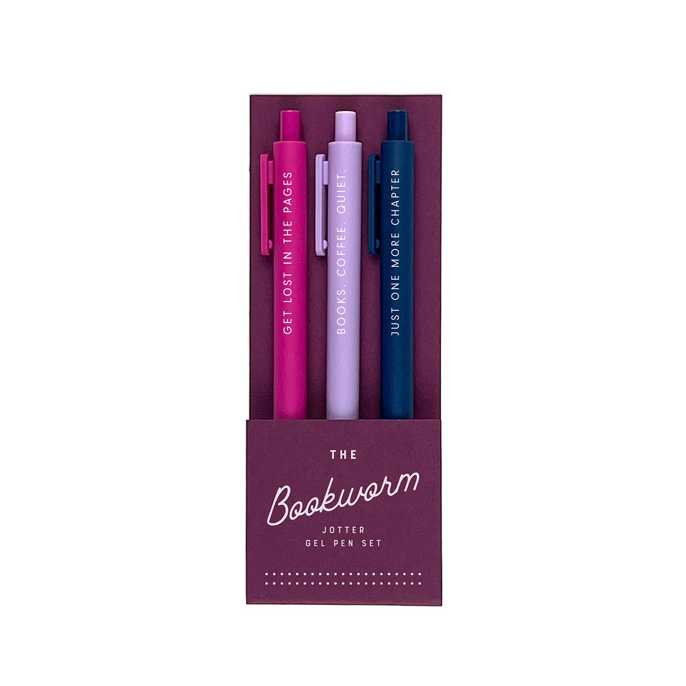 Bookworm Jotter Gel Pen Set