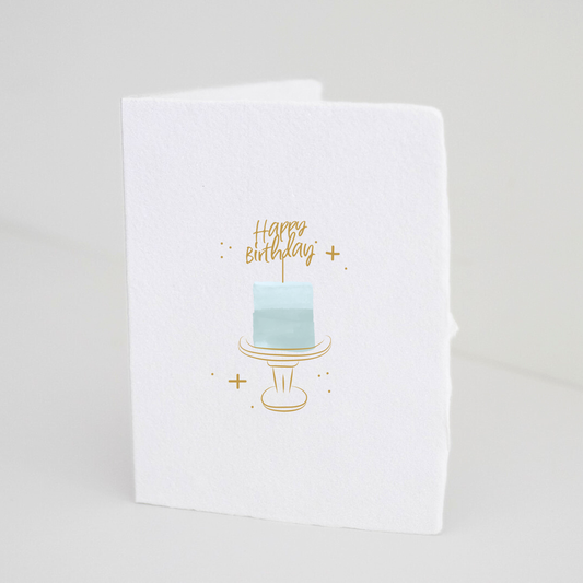 Happy Birthday Cake Card