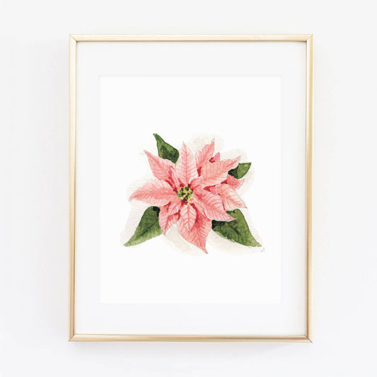 Poinsettia Print