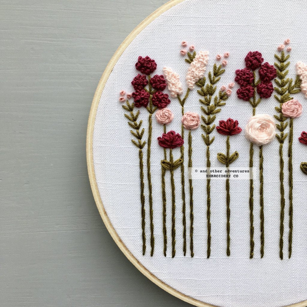 Wildflowers Embroidery Kit – Timberbloom